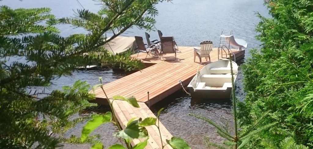 Quai de bois sur mesure