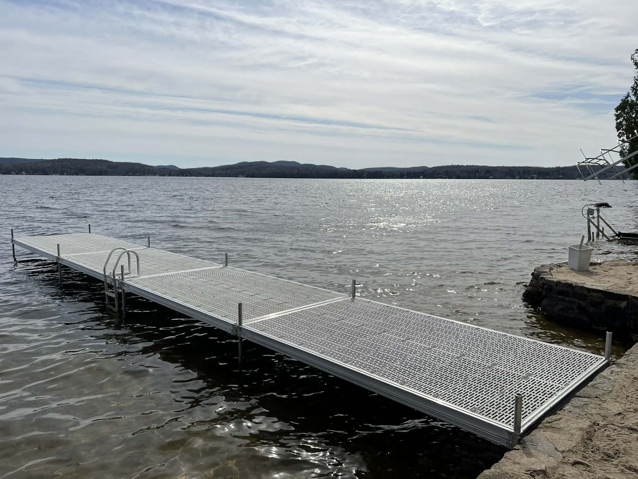 Quai d'aluminium sur mesure 2