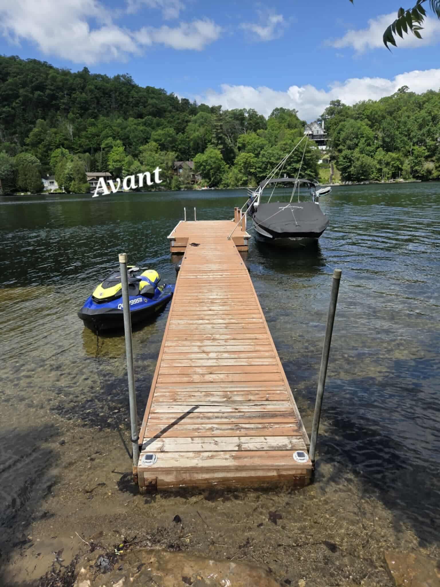 Teinture de quai de bois 2